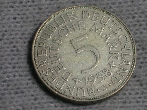 Bund kursmünze 1958 j - bund,