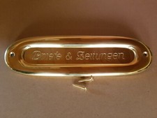 Messing Jugenstil Briefschlitz