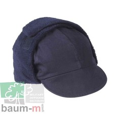 Bordmütze Marine Bundeswehr Winter Blau Ohren & Nackenschutz Mütze Cap