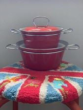 Mes topf rot emaille - topf,