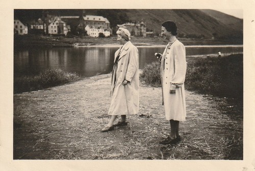 Vintage foto frauen mantel - vintage,