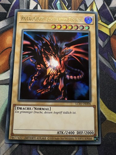 Yugioh rotäugiger schwarzer - yugioh!,