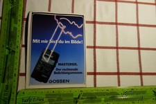 Alter Aufkleber TV HiFi Radio