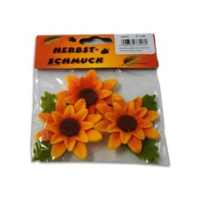 Herbstdeko Sonnenblumen Deko Tischdeko Sommer Herbst Schmuck Basteln 9 Stück