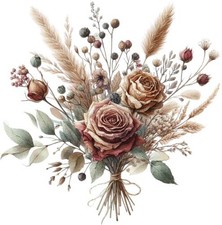Aquarell blume rose dtf - aquarell, uv