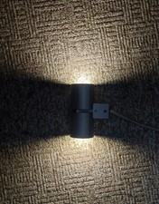 LED Wandlampe Silber Metall Up & Down Wandleuchte 2 x 3 Watt