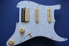 . Loaded Pearloid 11 Hole  Stratocaster PICKGUARD for Fender Strat 3 Ply Alnico