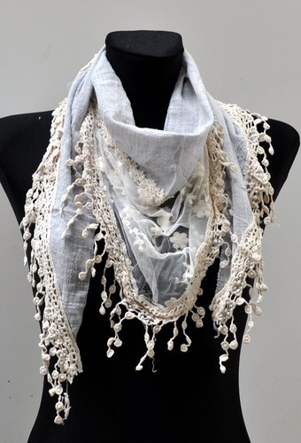 Cotton stola halstuch - cotton,