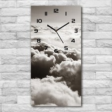 Wanduhr Echt-Glas-Küchenuhr