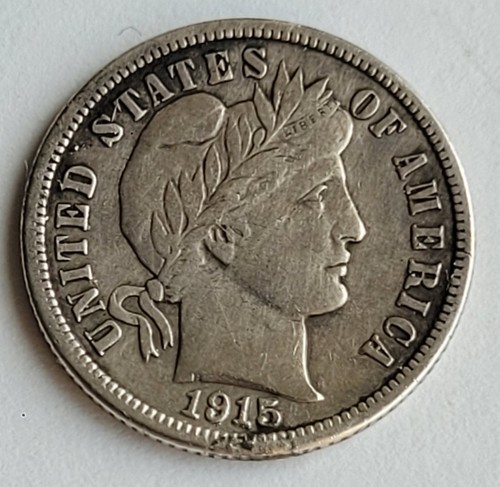 One dime usa 1915 - usa, 1915-barber