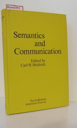 Semantics and communication - semantics,