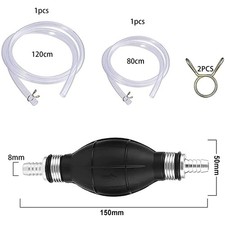 Handpumpe Notpumpe Absaugpumpe Umfüllpumpe für Wasser Benzin Diesel Öl Schlauch