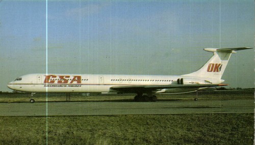 64331 flugzeug csa - 64331, il-62,