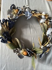 Türkranz Strohkranz Bauer Landwirt Kombi aus Kunst- und Trockenblumen Ähren