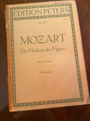 Mozart die hochzeit des figaro - mozart,