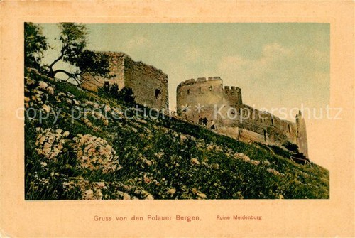 Pollau pavlov ruine maidenburg - pollau,