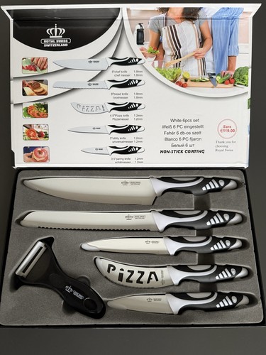 Küchenmesser set 6tlg mit - küchenmesser,