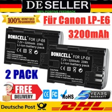2X 3200mAh LP-E6 LP-E6N Akku