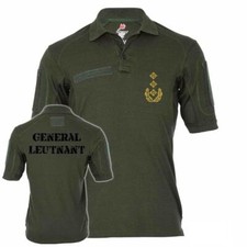 Tactical Poloshirt Alfa Generalleutnant Dienstgrad BW Abzeichen Offizier #19109