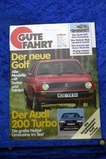 Gute Fahrt 9/83 Audi 200 Turbo