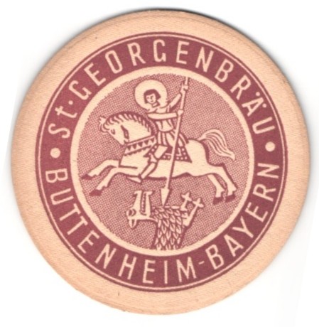 Bierdeckel buttenheim bayern - bierdeckel, /bayern
