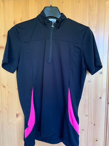 Radtrikot schwarz pink - , 38