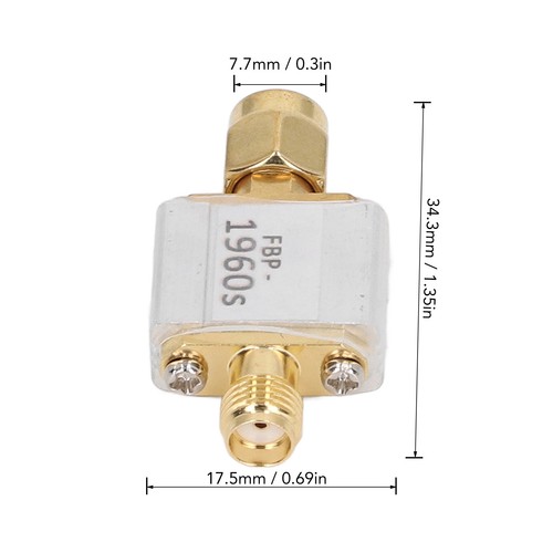 Saw bandpassfilter 1960mhz - bandpassfilter,