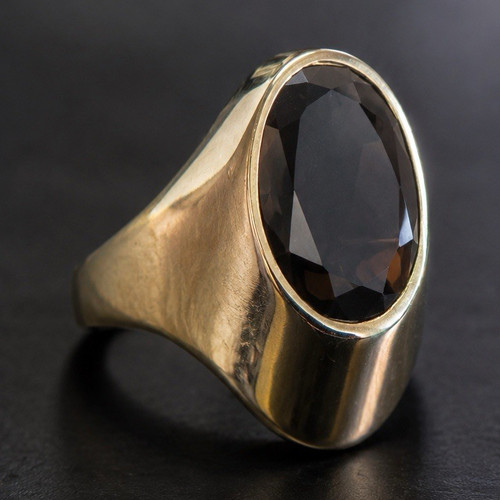 333 gelbgold siegelring mit - 333,