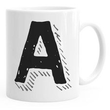 Kaffee-Tasse Buchstaben