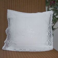 Kissenhülle Häkelspitze