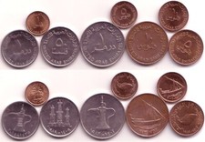 Vereinigte Arabische Emirate 8 Münzen