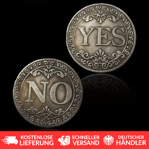 Yes münze vintage - yes/no,