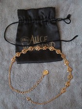 Seltene TOM BINNS Disney Couture - Alice in Wonderland „Talking Roses" Halskette