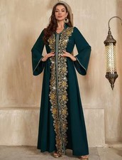 Muslim Dress Green Women