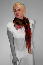 LUXUS Seidentuch 100x100 cm -