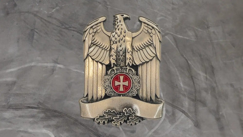 Pin adler mit eichenlaub und - pin,