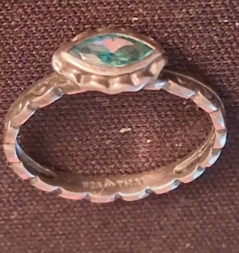 Blautopas marquise form stein - marquise,