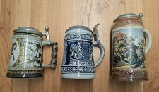 Bierkrug mit Zinndeckel