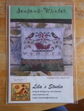 Kreuzstich Stickvorlage "Seasons - Winter" von Lila's Studio, 100 x 70 Stiche