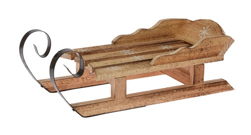 Deko schlitten aus holz - schlitten,