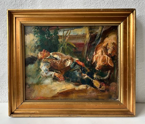 ölbild impressionist ludwig - impressionist,