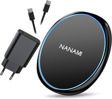 Qi Ladepad 20W Schnellladen, USB-C Adapter inkl. Kabel – kompatibel iPhone