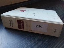 885 Rover Werkstatthandbuch MINI Nachtrag zur Reparaturanleitung