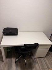 IKEA MALM Schreibtisch weiß