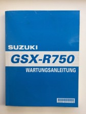 Wartungsanleitung Werkstatthandbuch Reparaturanleitung Suzuki GSX-R750 Y
