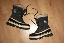 Sorel Caribou waterproof Damen Boots Stiefel Größe 38 2/3 Black Stone sauber