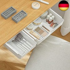 Schublade unter Schreibtisch, 2 Stück Schubladen Organizer Aufbewahrungsbox, 