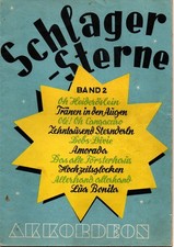 Akkordeon Noten      Schlager-Sterne  Band 2