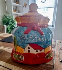 Kartoffeltopf Keramik Motiv Provence, gebraucht, kaum gebraucht, sehr gepflegt!