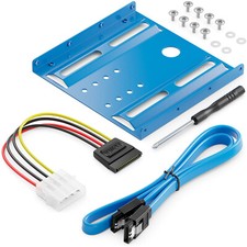 SSD Einbaurahmen Set für 2,5" SSD HDD Festplatten PC Computer Halterung Adapter